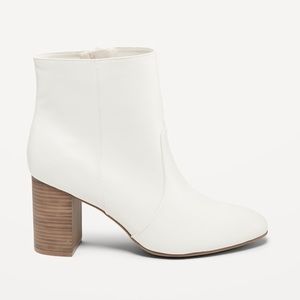 White Ankle Boots